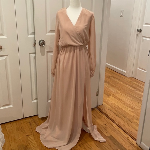 Lulus Blush Pink Maxi Dress - Picture 4 of 7